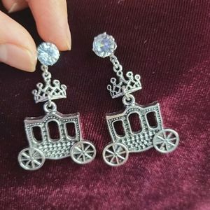 Cinderella princess earrings mom disney kid crown